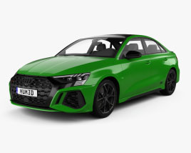 Audi RS3 轿车 2024 3D模型
