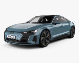 Audi e-tron GT avec Intérieur 2024 Modèle 3D