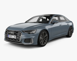Audi A6 sedan S-Line 2023 Modèle 3D