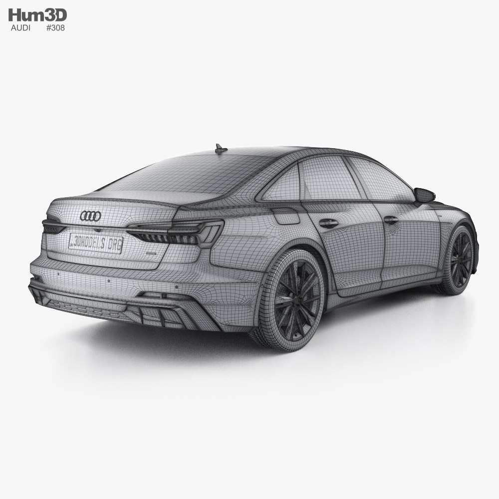 Audi A6 sedan S-Line 2023 3D model