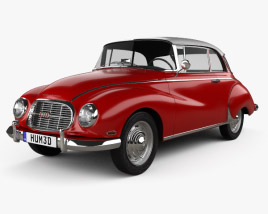 Auto Union 1000 S coupe de Luxe 1959 3D model