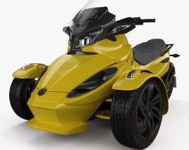 BRP Can-Am Spyder ST 2013 3Dモデル