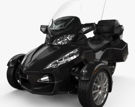 BRP Can-Am Spyder RT 2014 3Dモデル