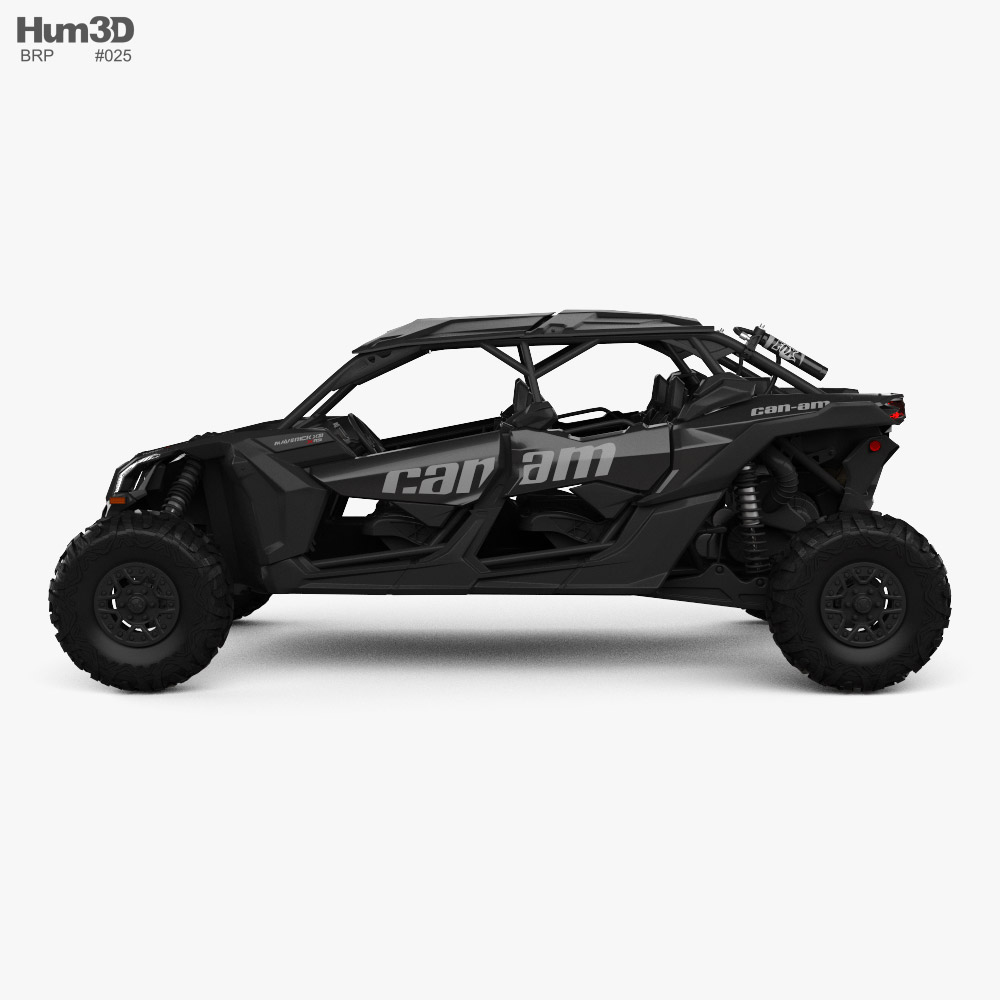 BRP Can-Am Maverick X3 MAX X RS Turbo RR 2024 3Dモデル