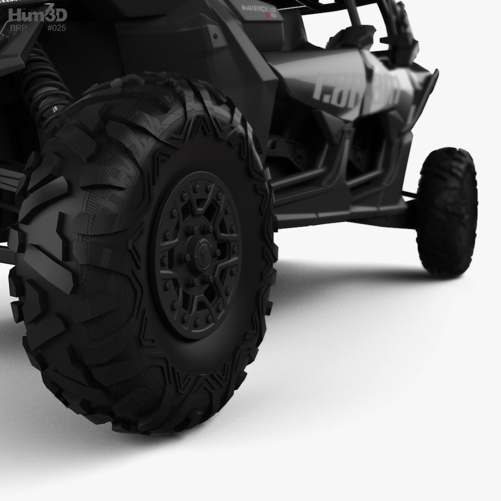 BRP Can-Am Maverick X3 MAX X RS Turbo RR 2024 3D model - Download Vehicles  on