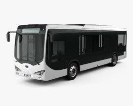 BYD K9 バス 2010 3Dモデル
