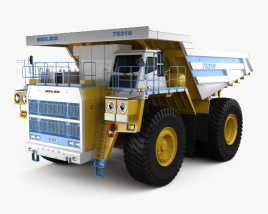 BelAZ 75310 덤프 트럭 2019 3D 모델 
