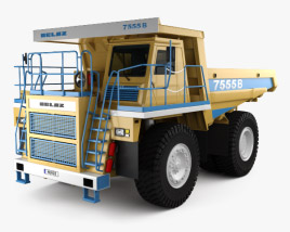 BelAZ 7555B Dump Truck 2019 3D model