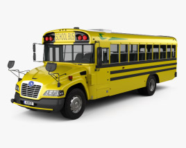 Blue Bird Vision Autocarro Escolar L3 2015 Modelo 3d