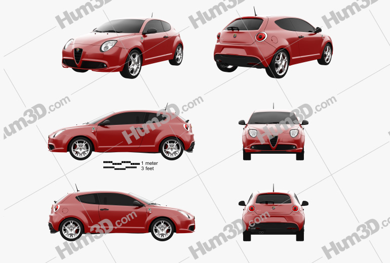 142 Alfa Romeo Mito Images, Stock Photos, 3D objects, & Vectors