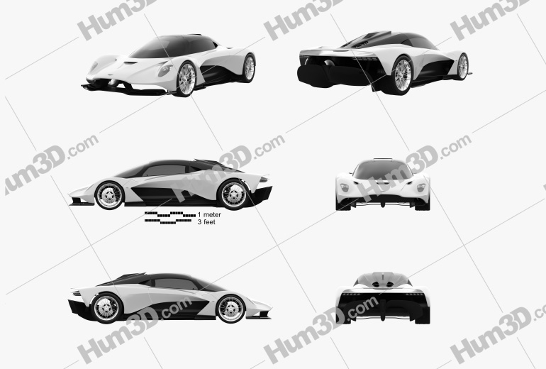 Aston Martin Valhalla 2020 Blueprint Template