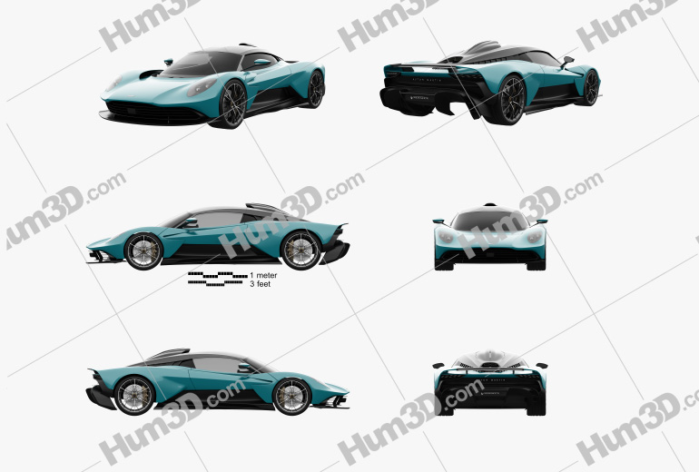 Aston Martin Valhalla 2022 Blueprint Template