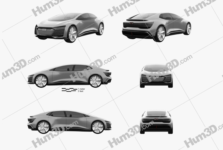 Audi Aicon 2017 Blueprint Template