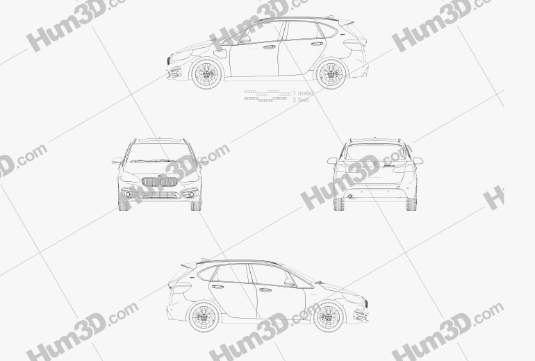 BMW 2 Series (F45) Active Tourer Electrical 2019 Blueprint