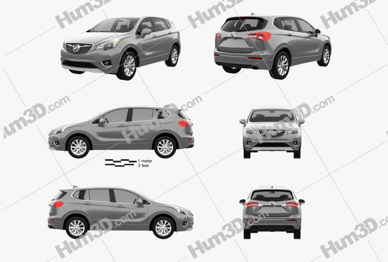 Buick Envision 2020 Blueprint Template