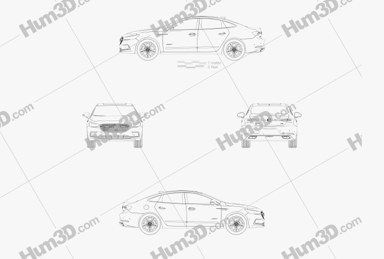 Buick LaCrosse Avenir CN-spec 2020 ブループリント
