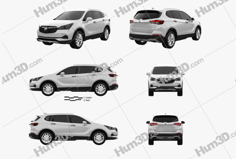 Buick Envision 2022 Blueprint Template