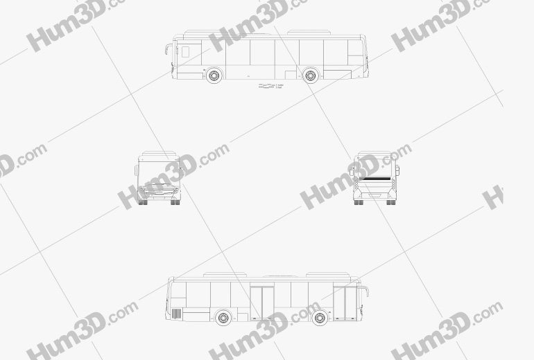 Caetano e-City Gold Autobus 2016 Plan