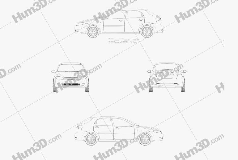 Chevrolet Lacetti hatchback 2011 Plan