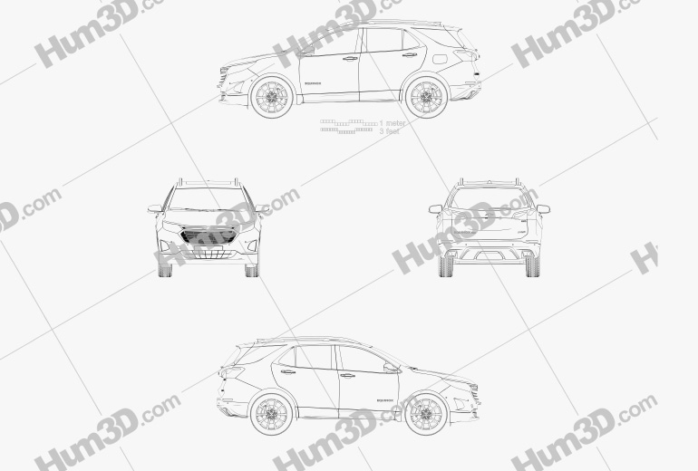 Chevrolet Equinox (CN) 2021 Blueprint
