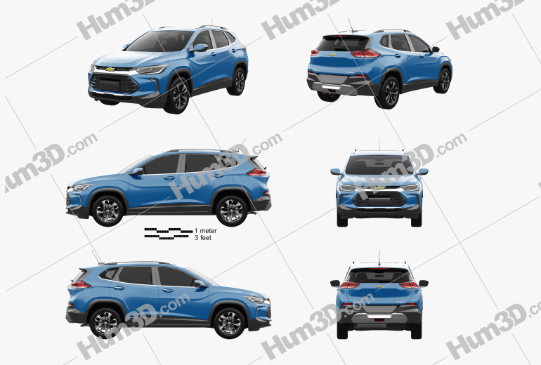 Chevrolet Tracker Premier 2022 Blueprint Template