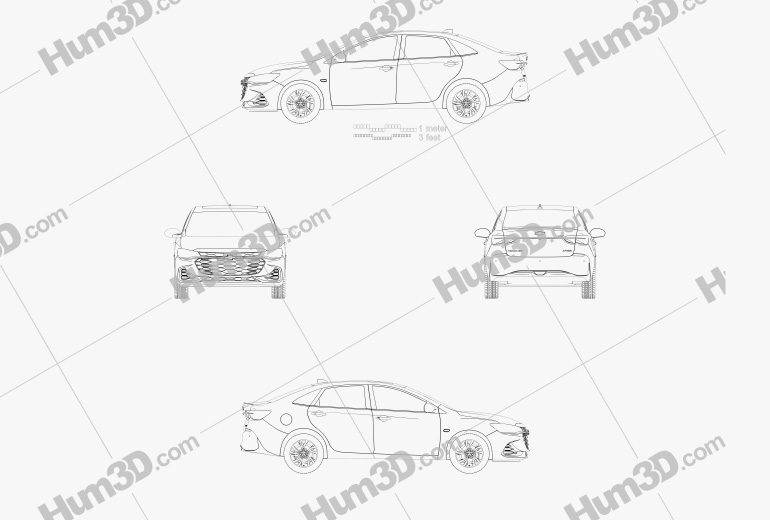 Chevrolet Monza RS 2022 蓝图