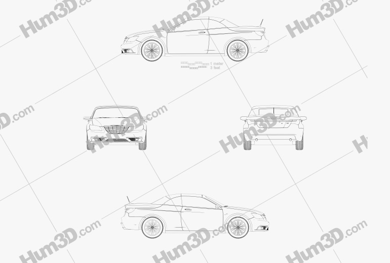 Chrysler 200 convertible 2015 Blueprint