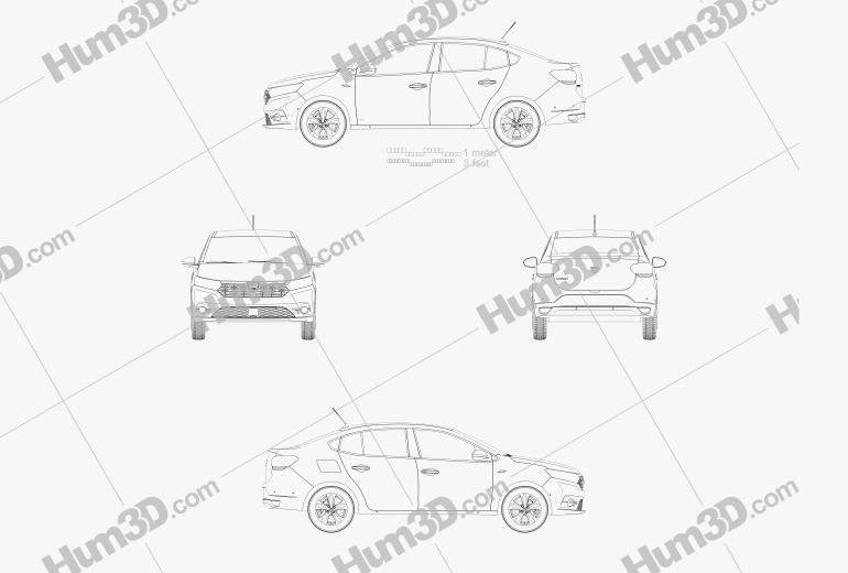 Dacia Logan 2022 Blueprint