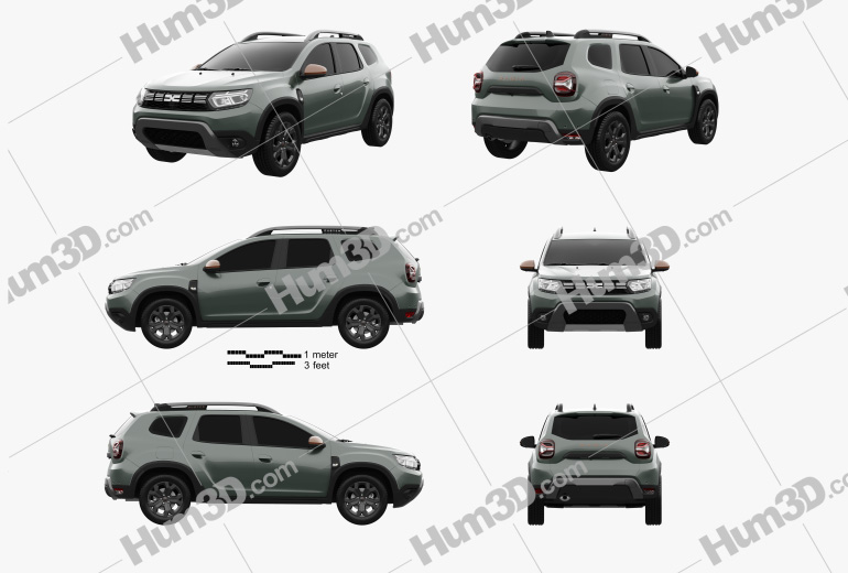 Dacia Duster Extreme 2023 Blueprint Template