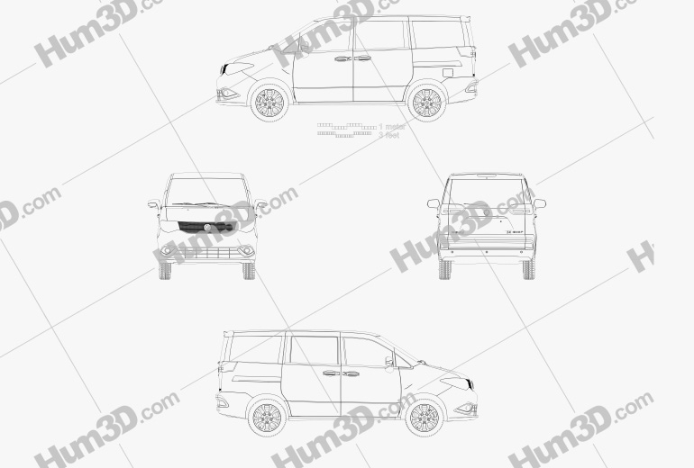 DongFeng Succe 2021 Blueprint