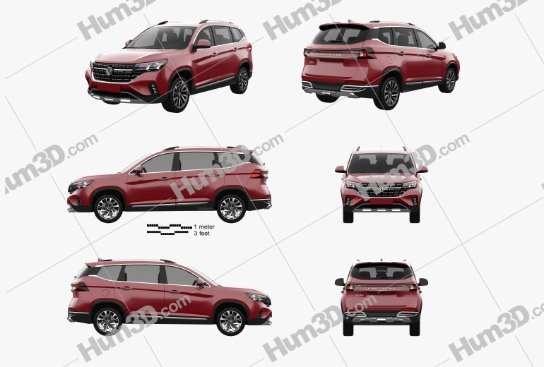 DongFeng Forthing T5 2022 Blueprint Template