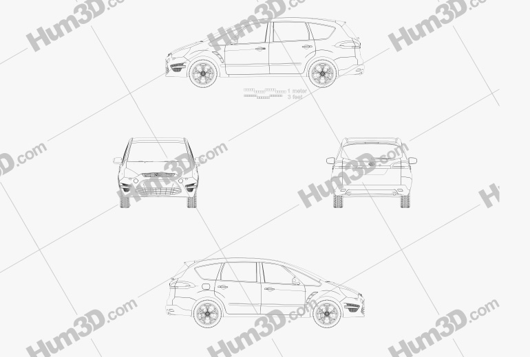 Ford S-Max 2014 Blueprint