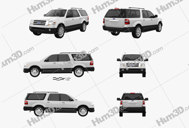 Ford Expedition 2014 Blueprint Template