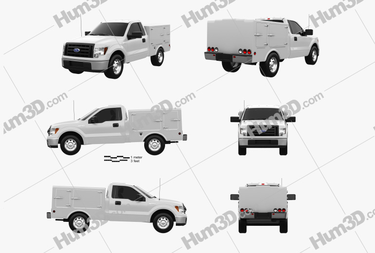Ford F-150 6 Series WB 2014 Blueprint Template