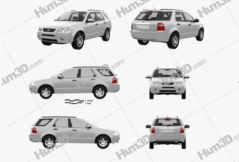 Ford Territory (SY) 2009 Blueprint Template