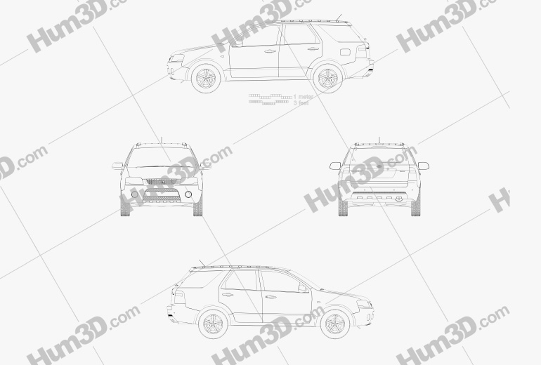 Ford Territory (SY) 2009 Blueprint