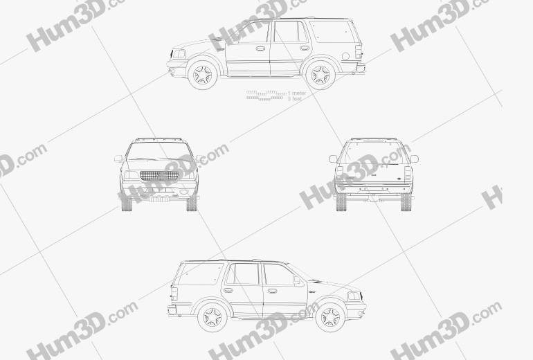Ford Expedition 2002 Blueprint