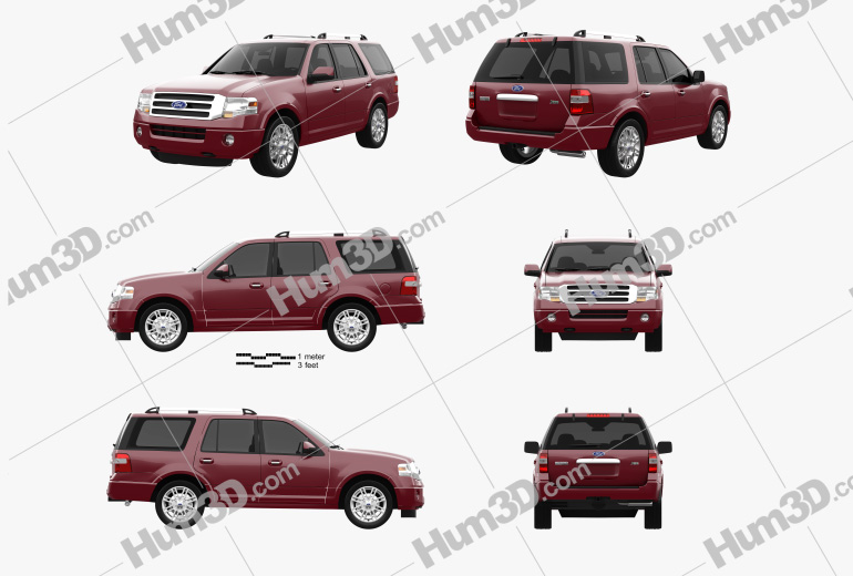 Ford Expedition Limited 2014 Blueprint Template