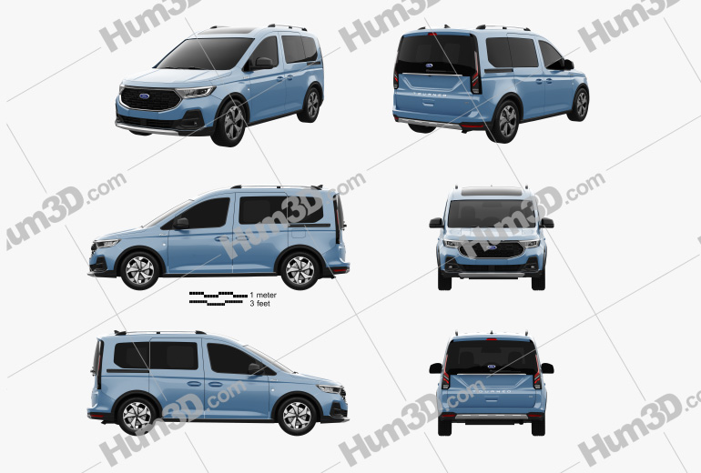 Ford Tourneo Connect Active 2022 Blueprint Template