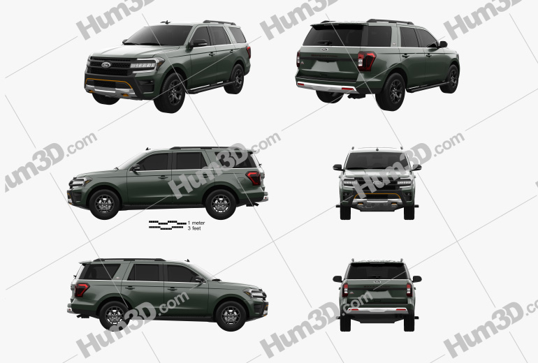 Ford Expedition Timberline 2022 Blueprint Template