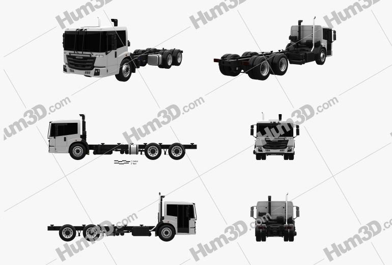 Freightliner Econic SD Chassis Truck 2022 Blueprint Template