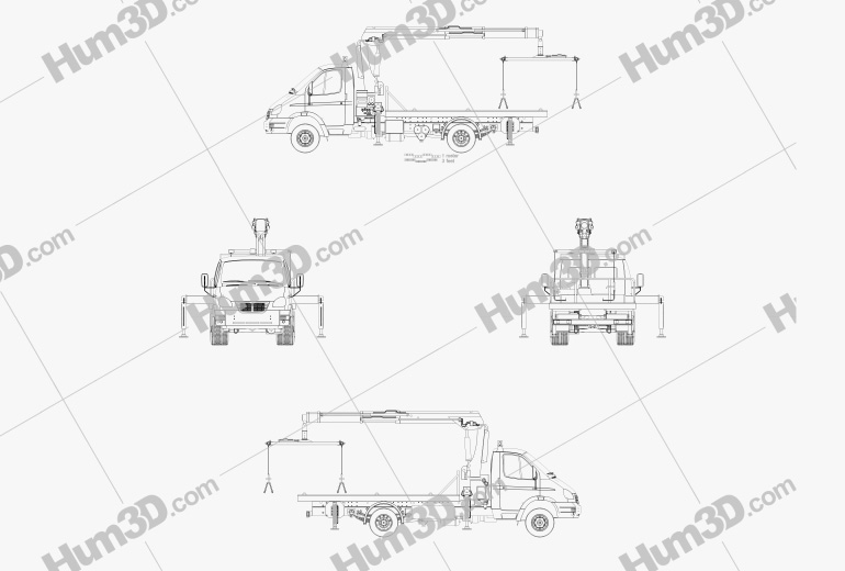GAZ Gazelle Valday Camion Remorquage 2022 Blueprint