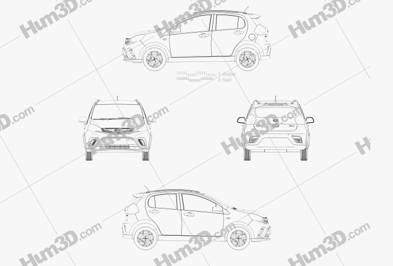 Geely Vision X1 2021 蓝图