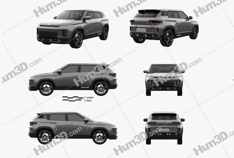 Geely Icon 2022 Blueprint Template