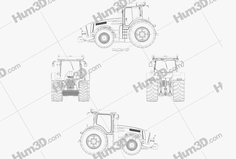 Generic Tractor 2020 ブループリント