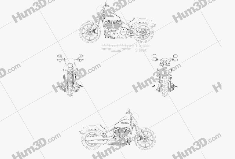 Harley-Davidson Low Rider 107 2021 Blueprint
