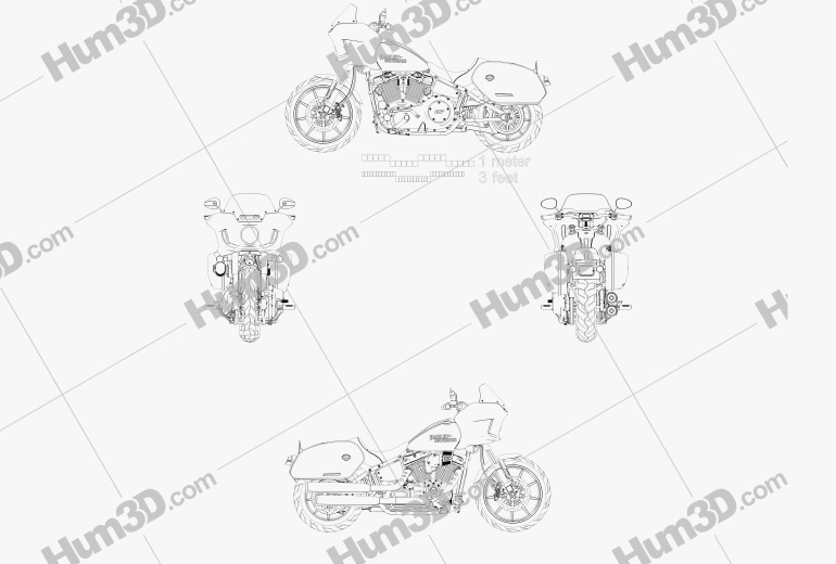 Harley-Davidson Low Rider ST 2022 Blueprint