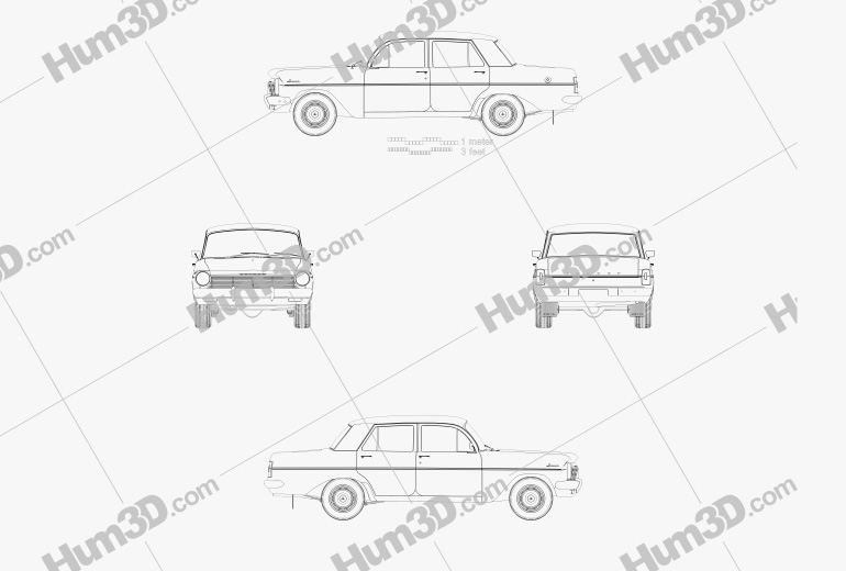 Holden Special (EH) 1963 Blueprint