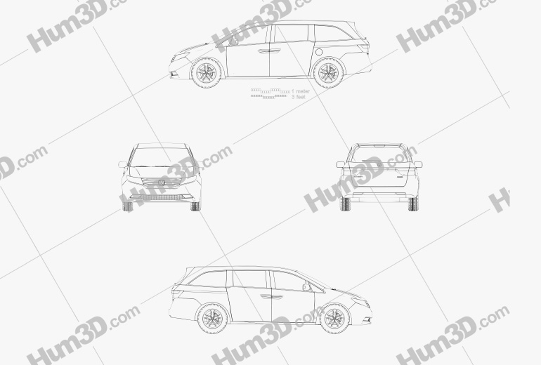 Honda Odyssey 2015 Blueprint