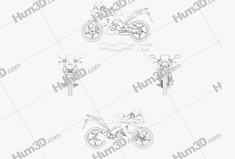 Honda CBR125R 2012 Plan